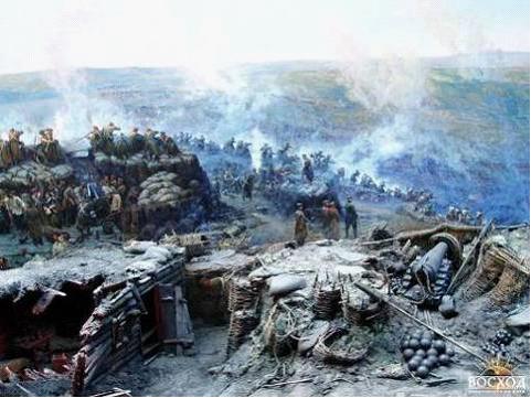 «Войска защищали ________ до крайности, но более держаться в нем за адским…