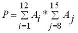 Вариант ответа: Дан массив целых чисел {Ai} где i=1,2,3,…,M, причем M=15. Программа вычисляет…